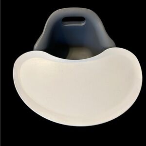 Upseat Baby Floor Seat Booster Chair w/ Removable Tray Meals Upright Posture